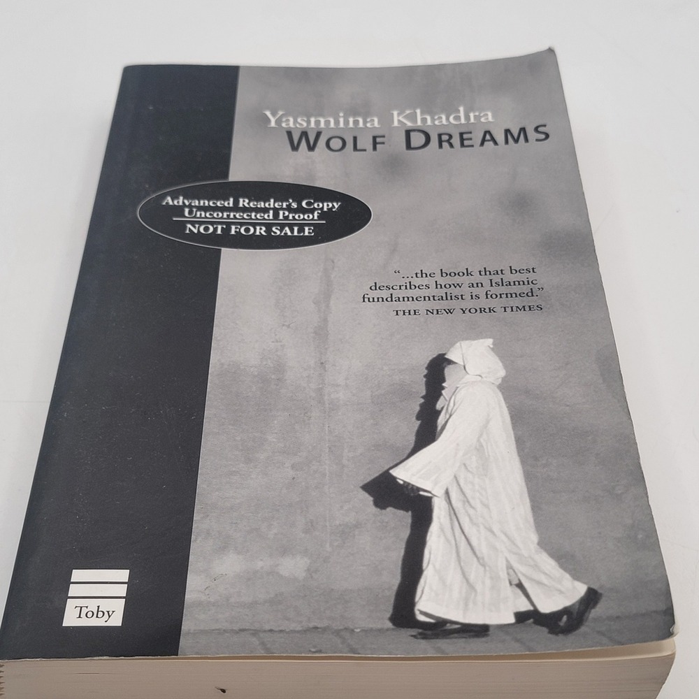 Yasmina Khadra Wolf Dreams Paperback ARC Uncorrected Proof Toby Press Good